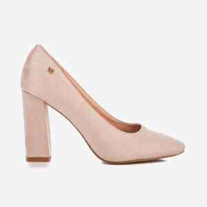 Lizoleor Slip On Block Heels Women Pointed Toe