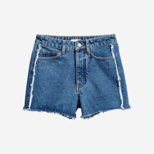 High Waist Straight Summer Jean Shorts Women